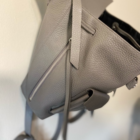 AllSaints Captain Lea Leather Backpack Bag main image 5